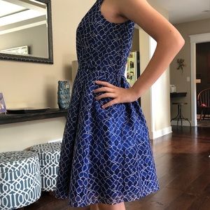 Blue party dress sz 4